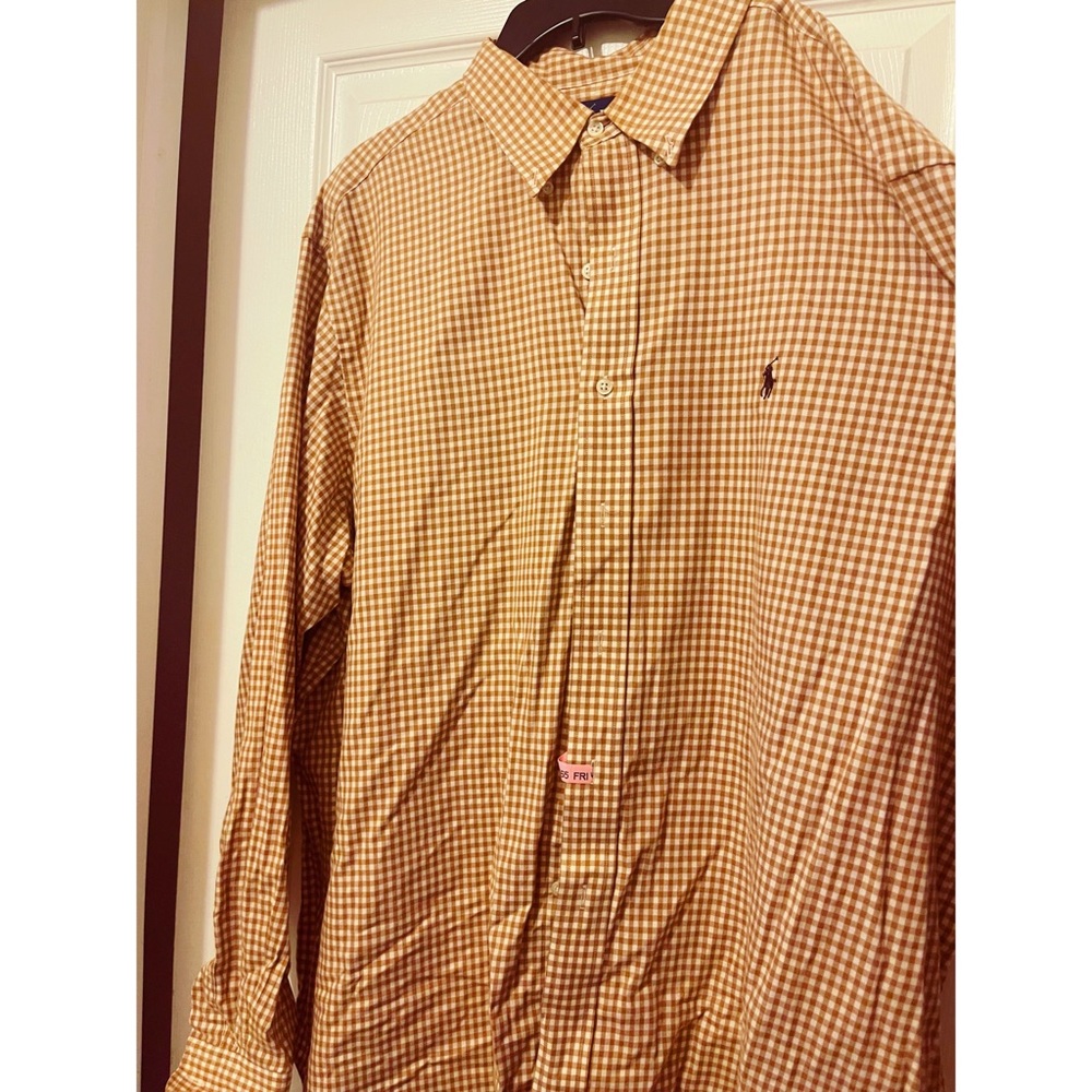 Long Sleeve button down Polo Shirt